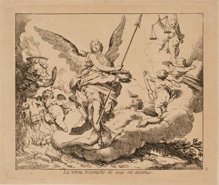 La Vertu : La vertu triomphe de tous ses ennemis_0