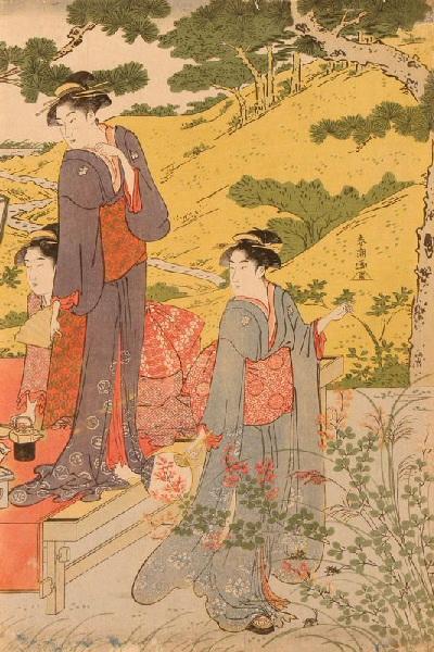 Trois femmes faisant un pique-nique_0