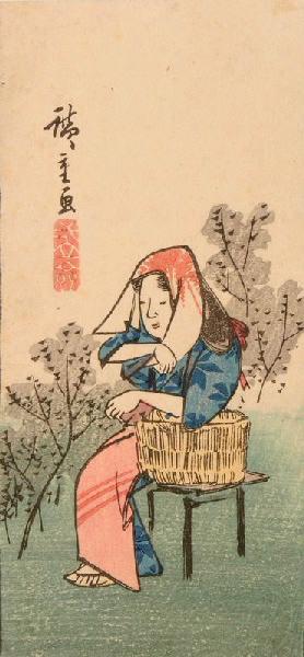 Femme jardinant_0