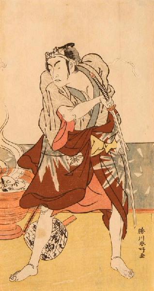 Portrait d'un acteur, Katsukawa Shunko, 2e moitié 18e siècle, 1er quart 19e siècle