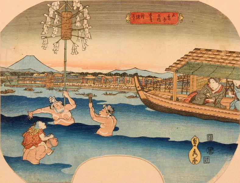 Série de Cinq fêtes annuelles : Fête du 5 mai, Utagawa Sadahide, 19e siècle