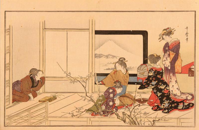 Scène dans une maison de courtisanes_0