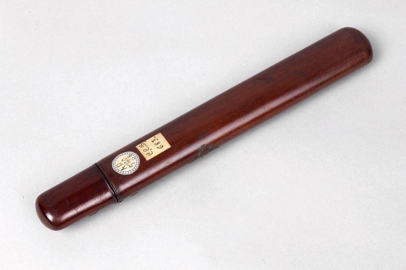 Etui à pipe orné d'une branche de grenadier et d'un insecte_1