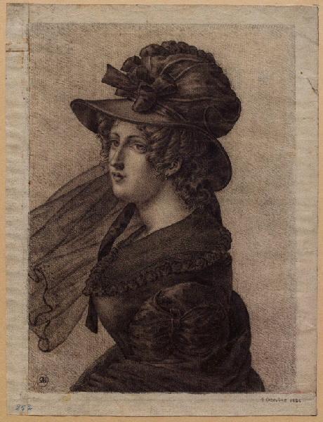 Eulalie au voile (Soeur de Grandville), Grandville, 1824