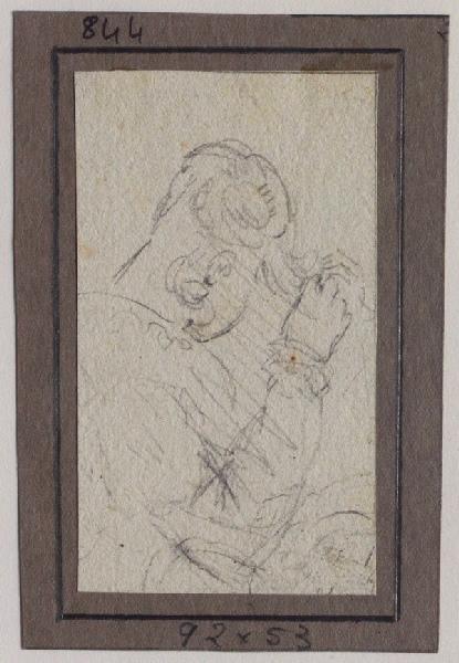 Femme se coiffant, Grandville, 1825