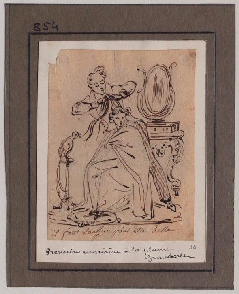 Il faut souffrir pour être belle, Grandville, 1825