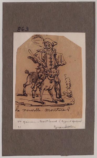 La nouvelle monture, Grandville, 1825