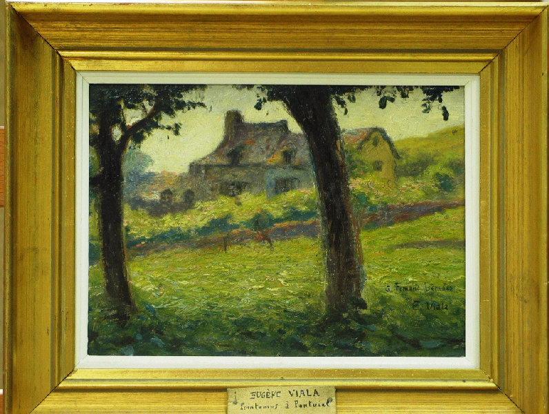 Printemps à Pontviel, Eugène Viala, 4e quart 19e siècle, 1er quart 20e siècle