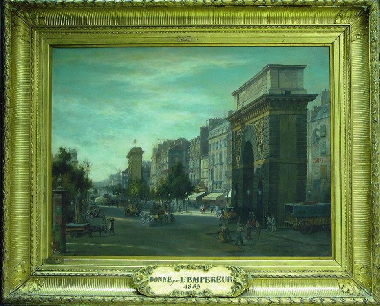 La Porte Saint-Martin et le boulevard Saint-Denis, Adrien Dauzats