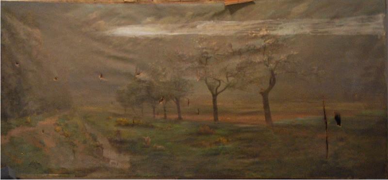 La Campagne par un temps de giboulées, Antoine Chintreuil, 19e siècle