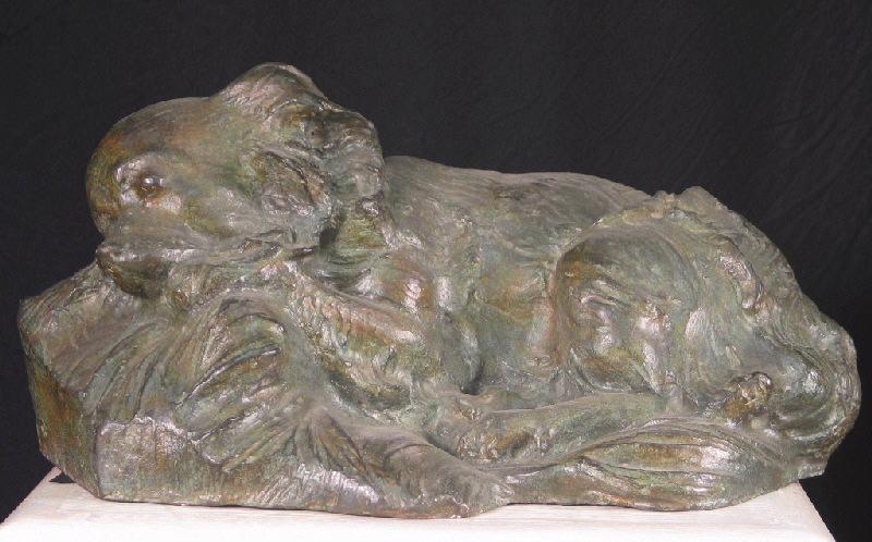 Monument funéraire de Nelly Jacquemart-André (Chien endormi), Denys Puech, 1925