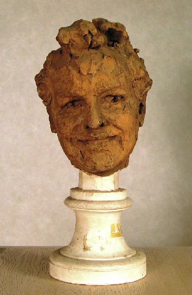 Tête d'homme riant, Denys Puech, 4e quart 19e siècle, 1ère moitié 20e siècle