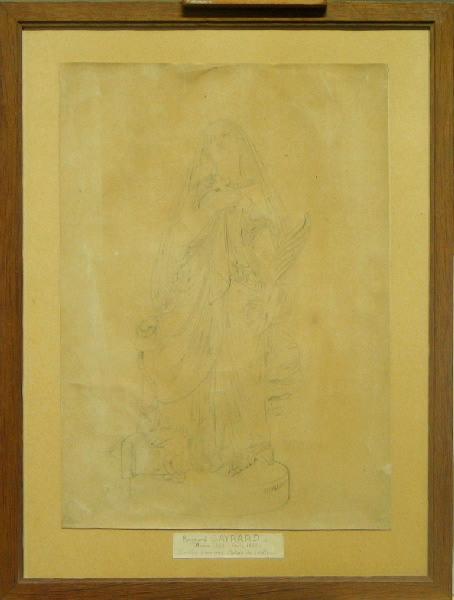 Projet pour une statue de sainte, Raymond Gayrard, 19e siècle