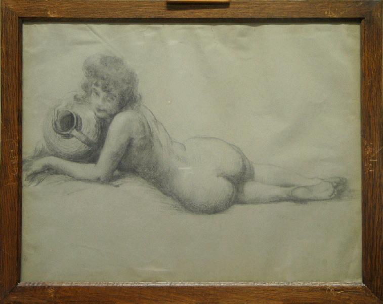 Etude pour 'La Source', Denys Puech, 1er quart 20e siècle