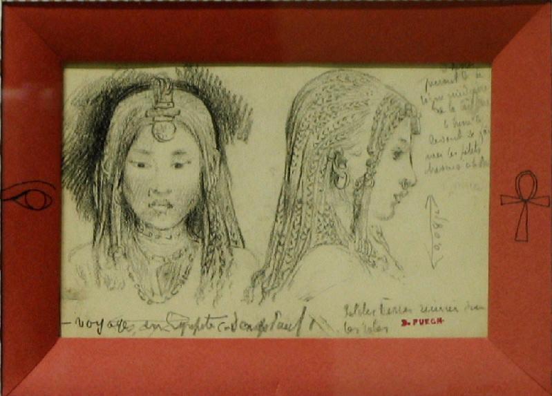 Voyage en Egypte (Croquis d'un voyage en Egypte), Denys Puech, 4e quart 19e siècle, 1ère moitié 20e siècle