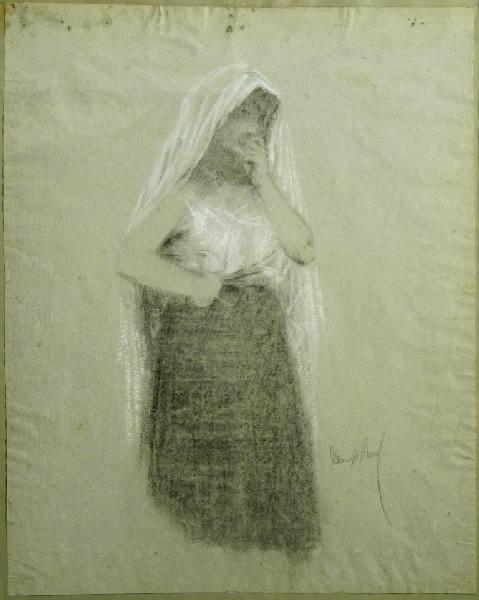 Femme au voile, Denys Puech, 4e quart 19e siècle, 1ère moitié 20e siècle