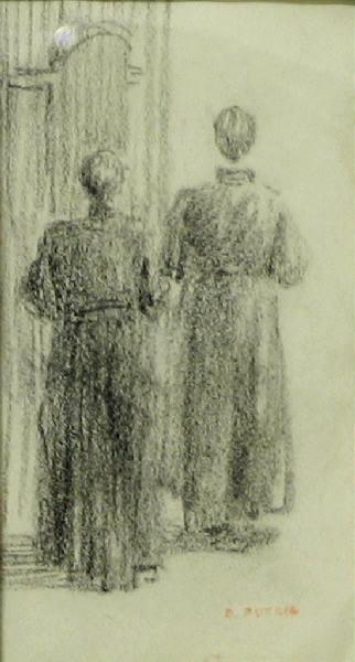 Femmes de dos, Denys Puech, 4e quart 19e siècle, 1ère moitié 20e siècle