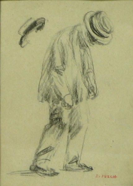 Homme au chapeau, Denys Puech, 4e quart 19e siècle, 1ère moitié 20e siècle