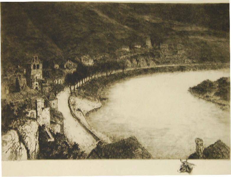 Le Fleuve Lot ; Le Village maritime (Tournant du Lot à Boisse-Penchot)_0