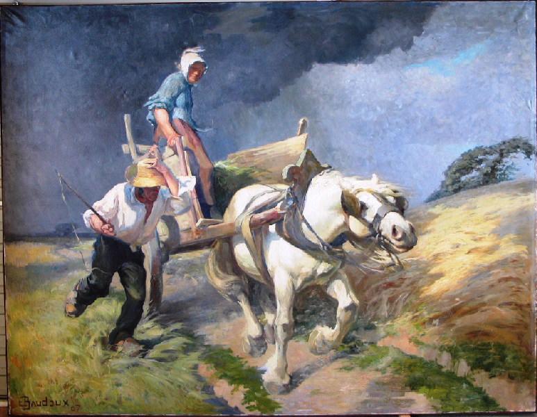 Devant l'orage, Emile Baudoux, 1907