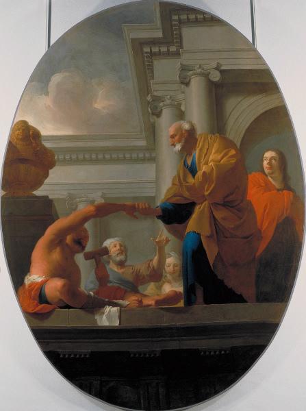 Saint Pierre guérissant un paralytique_0