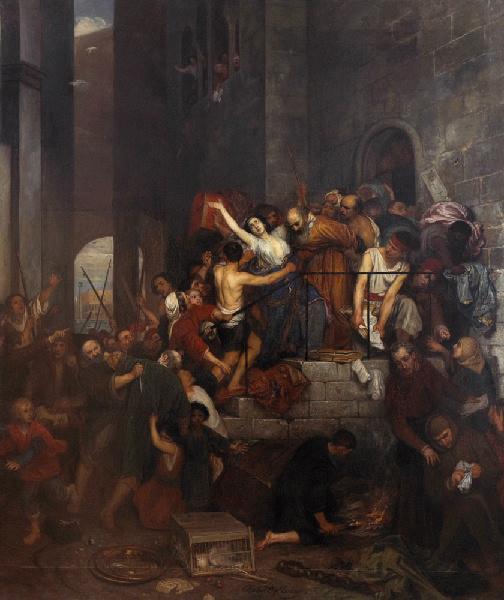 Pillage d'une maison dans le judecca de Venise au Moyen Age_0
