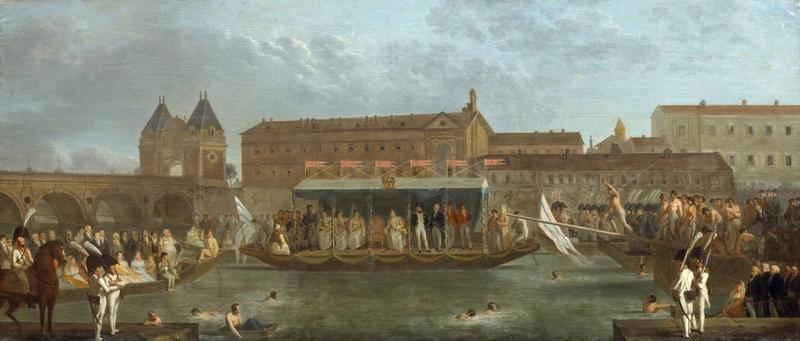 Jeux nautiques sur la Garonne, à Toulouse [près du pont Neuf], en présence de l'empereur Napoléon Ier (26 juillet 1808)_0