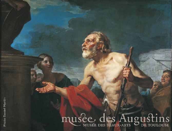 Diogène demandant l'aumone aux statues_0