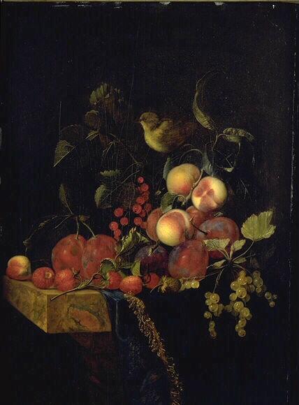 Nature morte de fruits (Titre de David Fiozzi.) ; Tableau de fruits_1