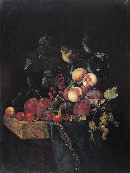 Nature morte de fruits (Titre de David Fiozzi.) ; Tableau de fruits_0