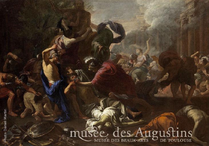 Enlèvement des Sabines, Antoine Rivalz, 1700-1735