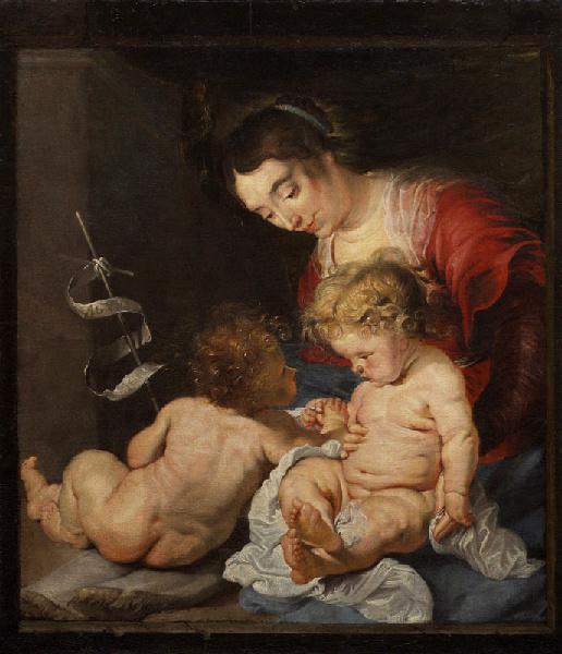 La Vierge, l'enfant Jésus et saint Jean, Petrus Paulus Rubens, 17e siècle