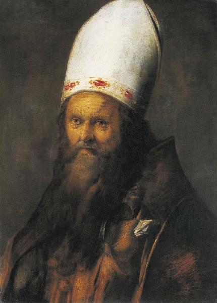 Tête d'évêque (Titre de David Fiozzi) ; Portrait d'un évêque_0