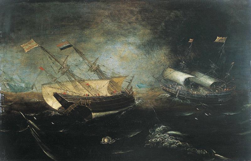 Tempête en mer, Adam Willaerts, 1601-1625