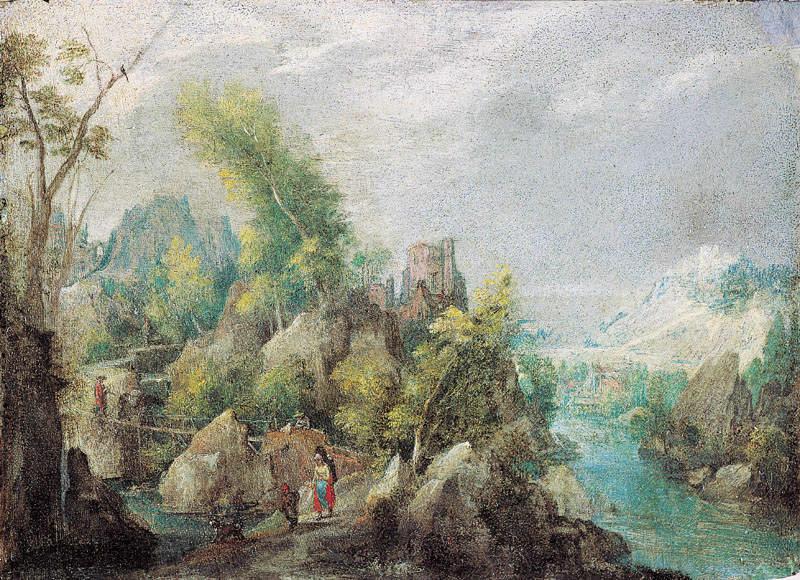 Paysage, Gillis Claesz de Hondecoeter, 1595-1638