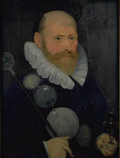 Portrait d'un valet d'une guilde d'arquebusiers ; Portrait d'homme en noir : officier d'une gilde flamande (autre titre)_1