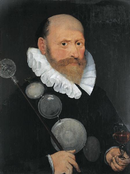 Portrait d'un valet d'une guilde d'arquebusiers ; Portrait d'homme en noir : officier d'une gilde flamande (autre titre)_0