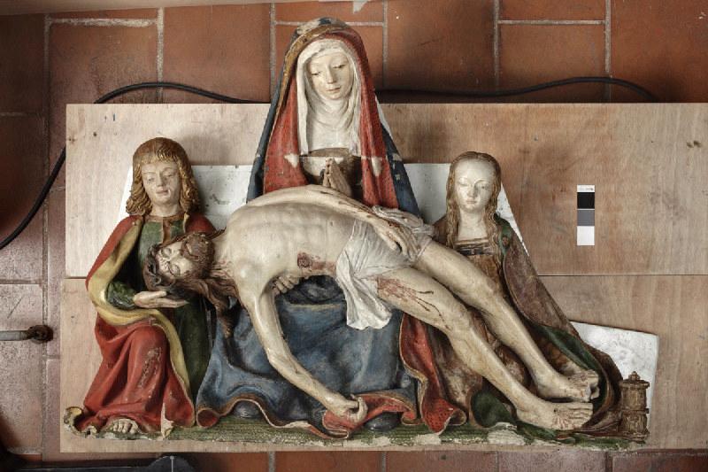 Vierge de Pitié avec saint Jean et sainte Marie Madeleine (Titre cartel 2007) ; Pietà, Jean et Marie Madeleine dite Pieta des Récollets (Ancien titre)_1
