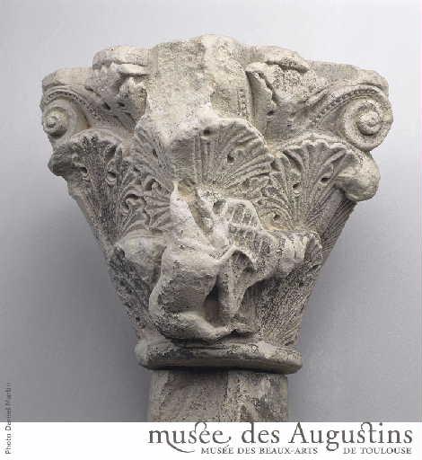 Ane jouant de la harpe ; cheval jouant de la lyre dans des feuillages (Titre du catalogue Mesplé.)_0