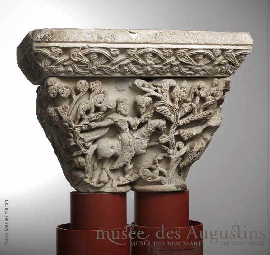 Le voyage et l'Adoration des mages [cloître Saint-Etienne]_0