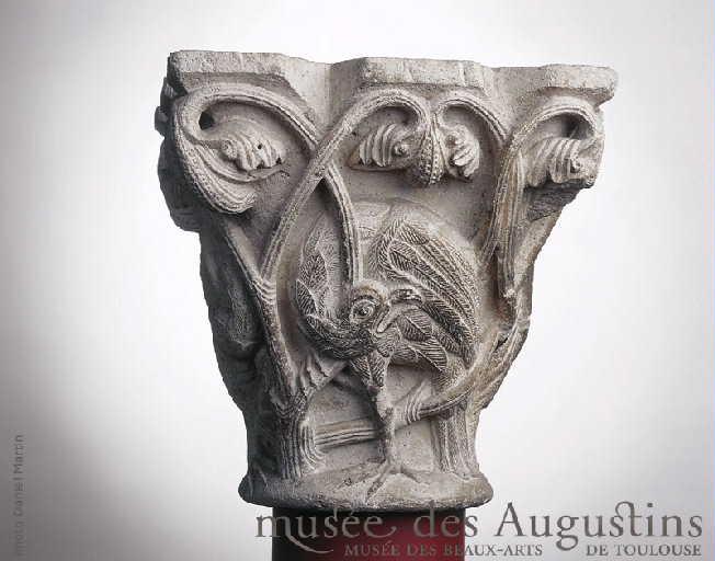 Oiseaux dans des lianes [abbaye de Saint-Sernin, Toulouse]_2