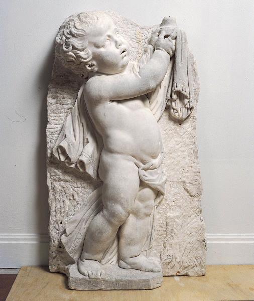 Génie funèbre élevant une urne, François Lucas, 1751-1784