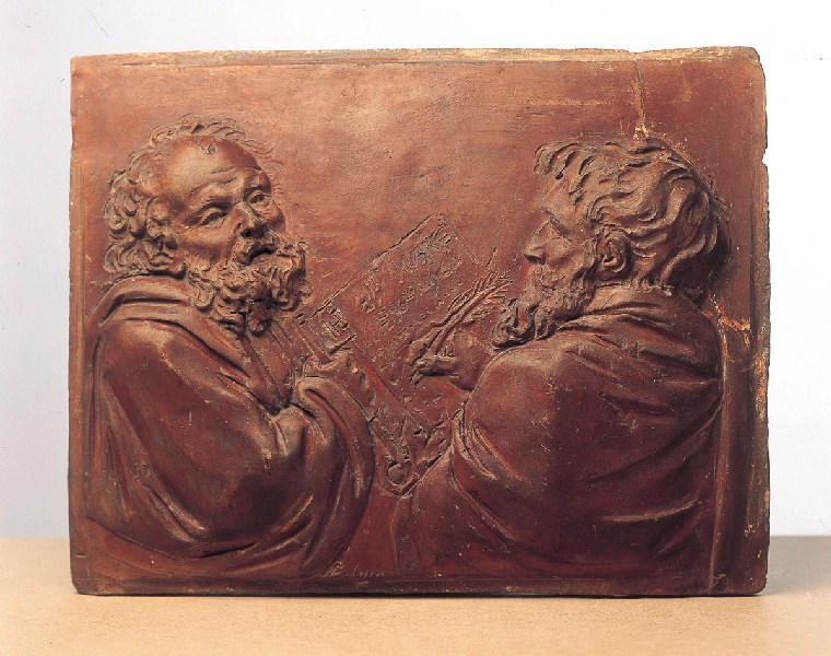 Saint Marc écrivant sous la dictée de saint Pierre, François Lucas, 1751-1813