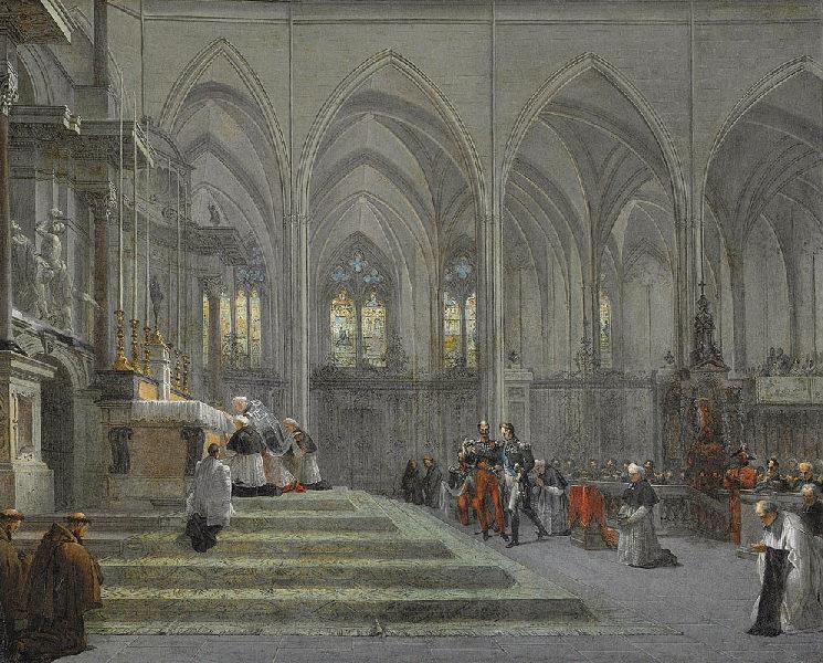 La Communion du duc d'Angoulême, Joseph Roques, 1829