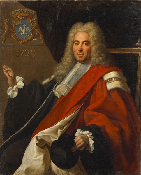Portrait de Jean Baptiste Lasserre, capitoul, Antoine Rivalz, 1729