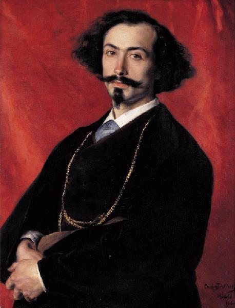 Portrait du peintre espagnol Moreno, Carolus-Duran, 1866
