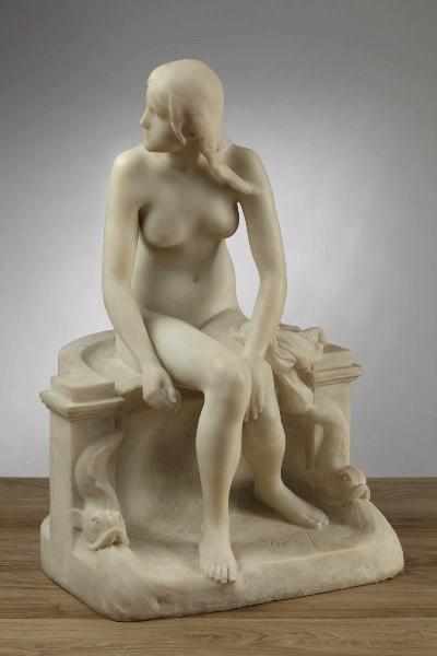 Suzanne au bain, Jean Alexandre Joseph Falguiere, 1851-1900