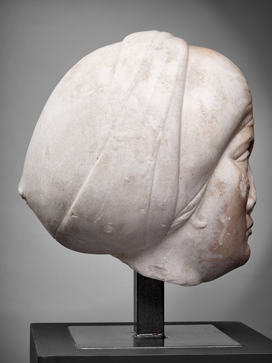 Tête féminine d'époque théodosienne ; Portrait d'époque théodosienne_6