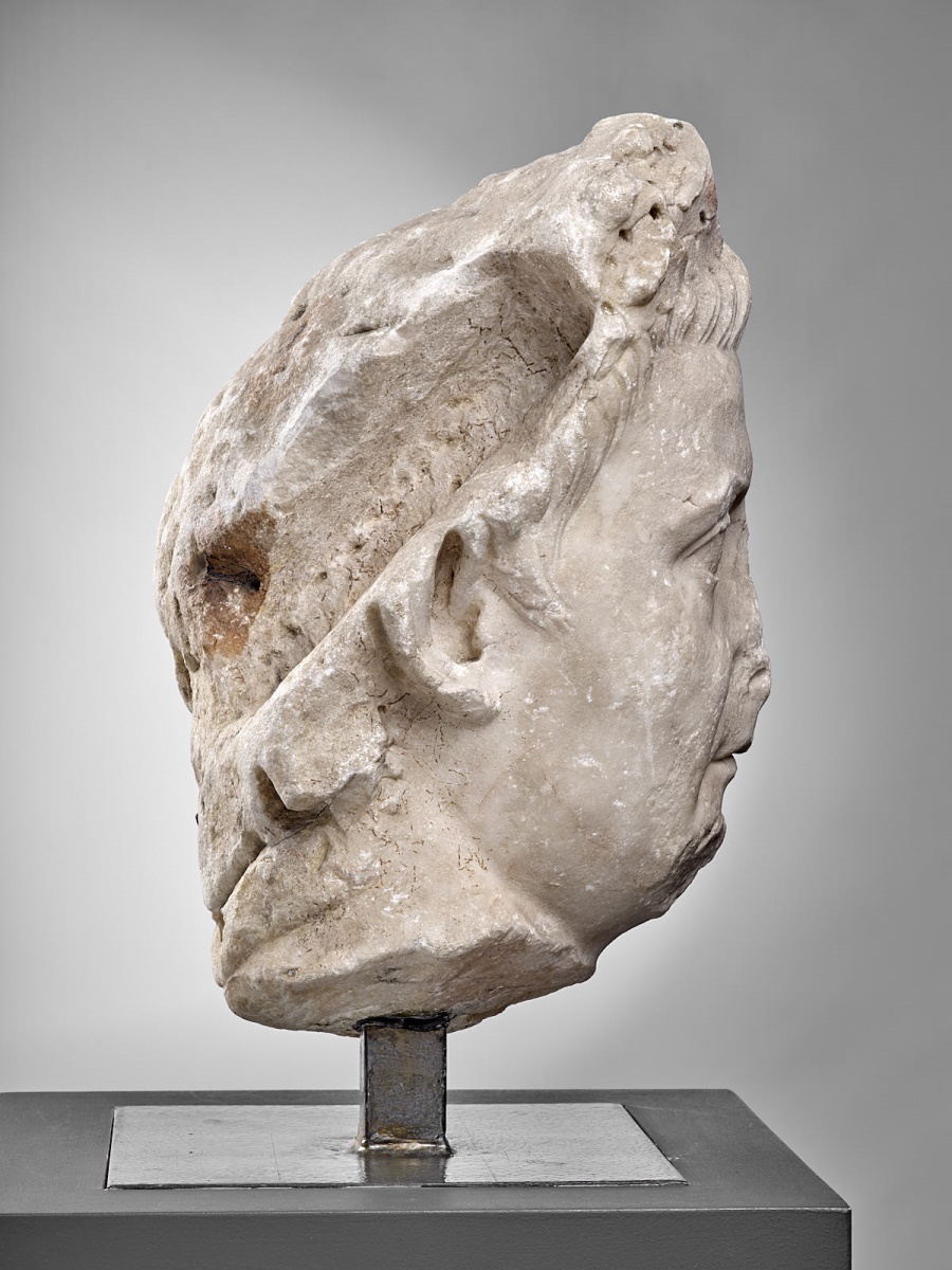 Tête de Tibère, couronné de chêne_6