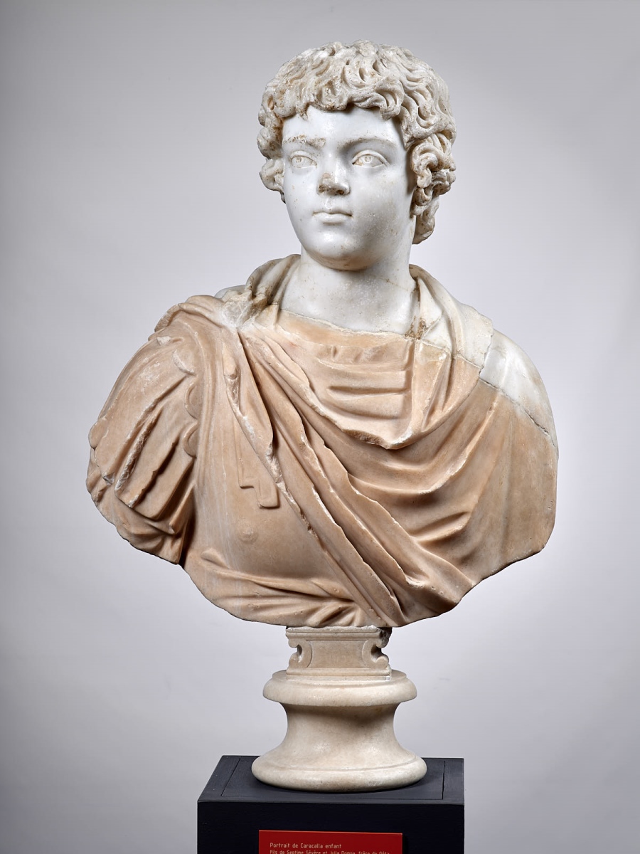 Buste cuirassé de Caracalla enfant_0